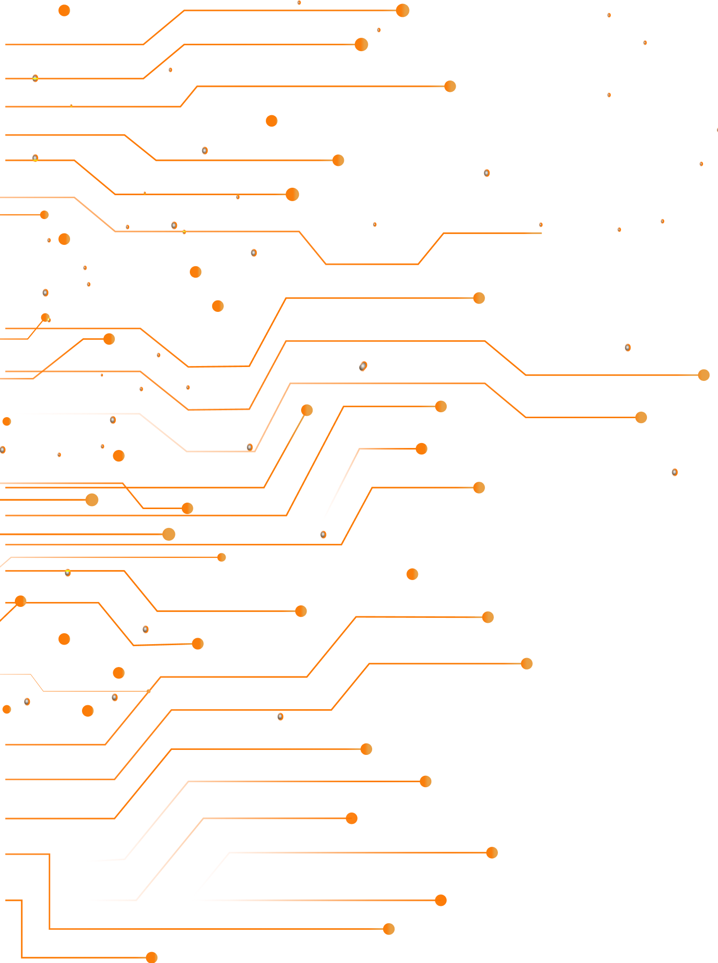 Decorative circuit pattern background left side